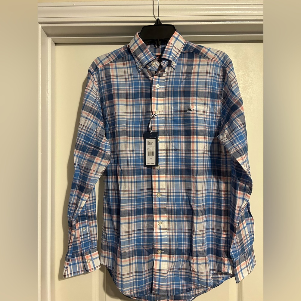 Men's Vinyard Vines Classic Fit Tucker Button-down Shirt by Shep and Ian Size XS